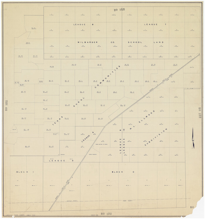 89850, [Sketch showing subdivisions of Leagues 7-10], Twichell Survey Records