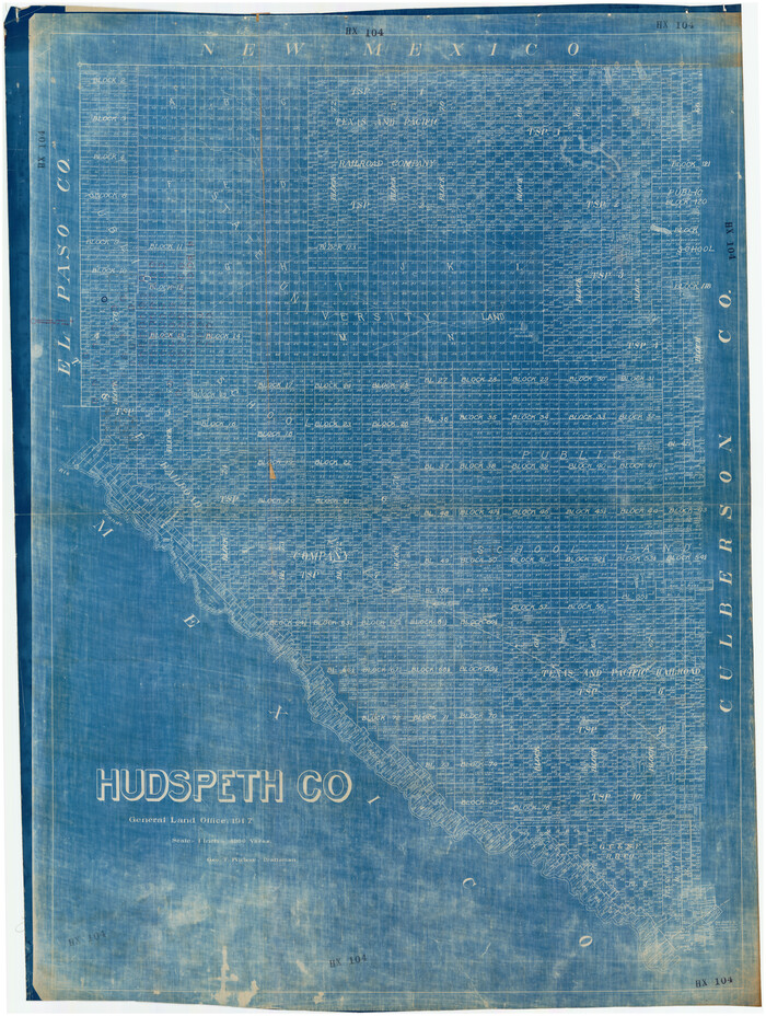 89858, Hudspeth Co., Twichell Survey Records