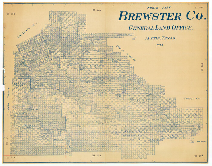 89864, North Part Brewster Co., Twichell Survey Records