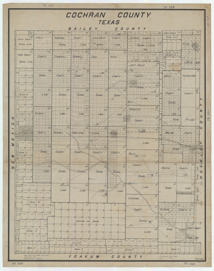 89870, Cochran County, Texas, Twichell Survey Records