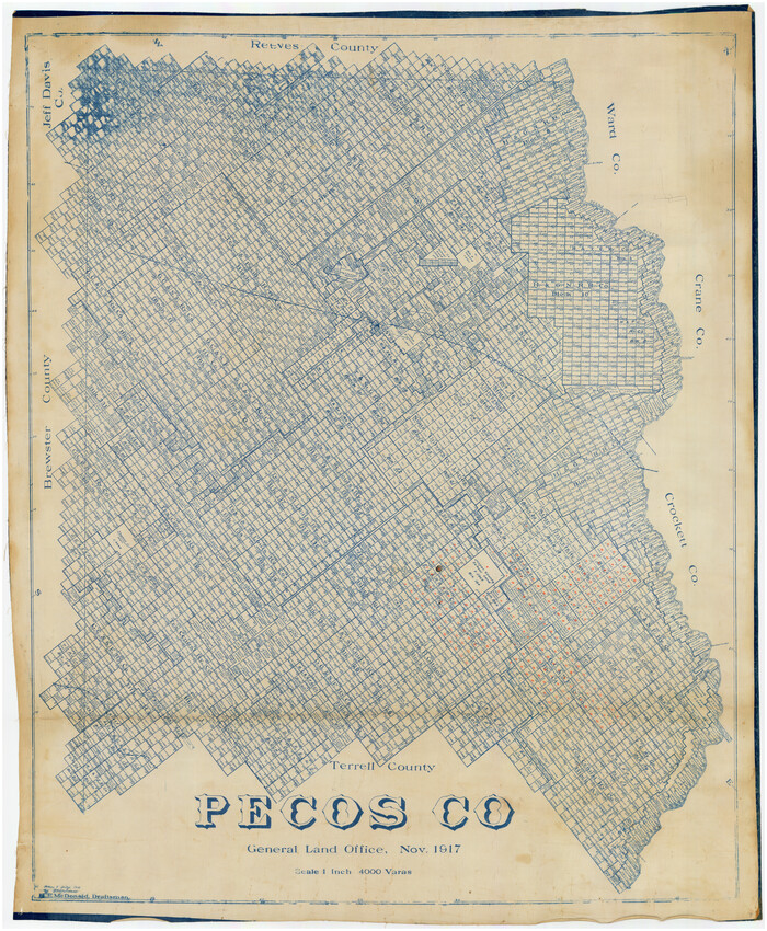 89879, Pecos Co., Twichell Survey Records