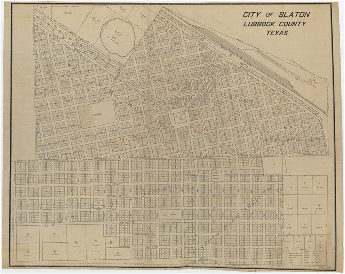 89897, City of Slaton, Lubbock County, Texas, Twichell Survey Records