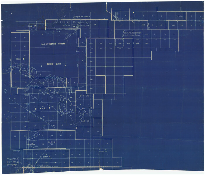 89899, [Sketch focused on Southeast corner of Lubbock County], Twichell Survey Records