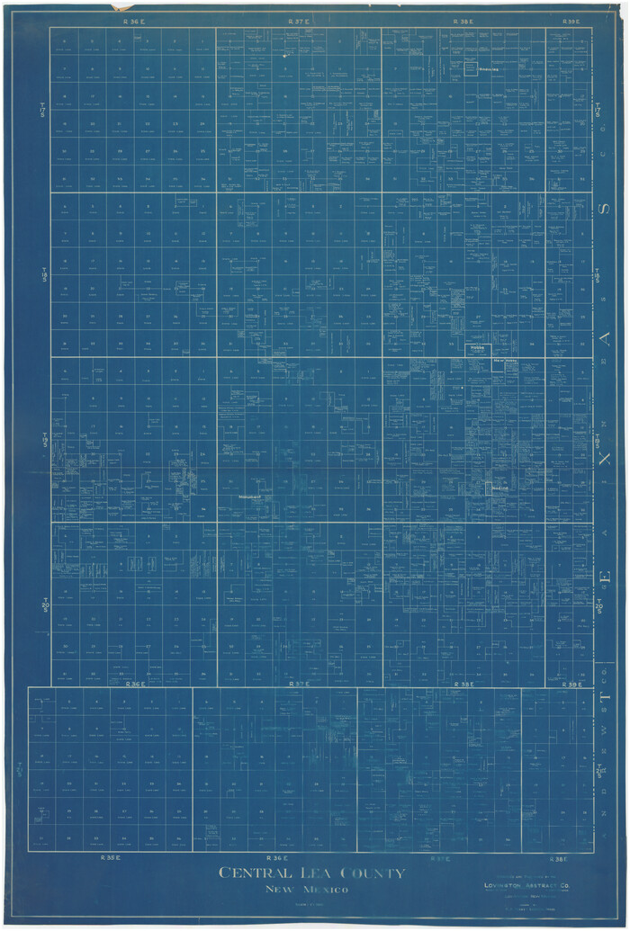 89909, Central Lea County, New Mexico, Twichell Survey Records
