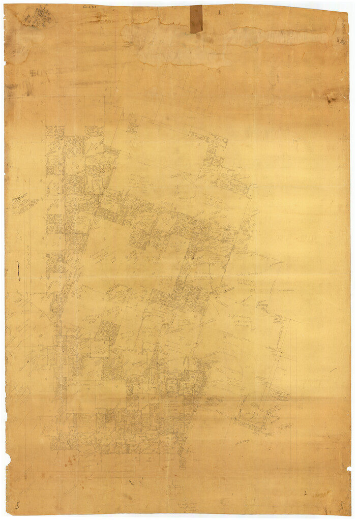 89964, [Sketch of J.D. Brown survey and vicinity], Twichell Survey Records
