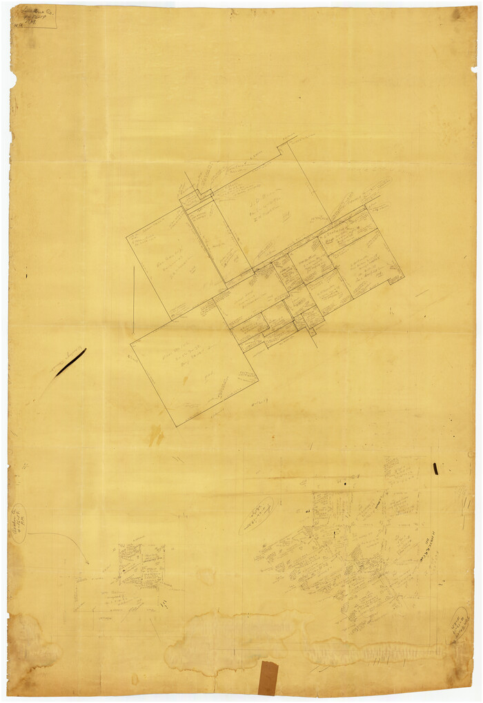 89965, [Sketch of J.D. Brown survey and vicinity], Twichell Survey Records