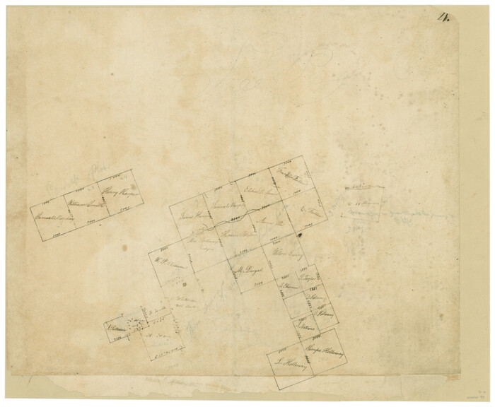90, [Surveys along the Sabine River made under G.W. Smyth, Commissioner], General Map Collection
