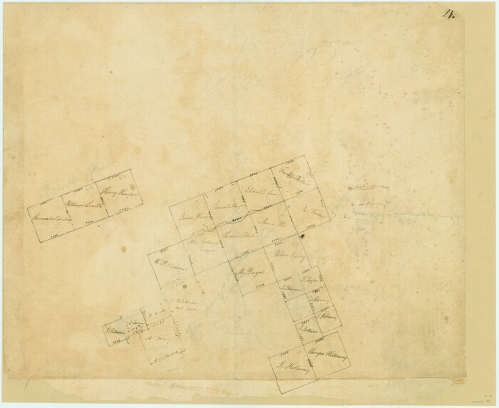 90, [Surveys along the Sabine River made under G.W. Smyth, Commissioner], General Map Collection