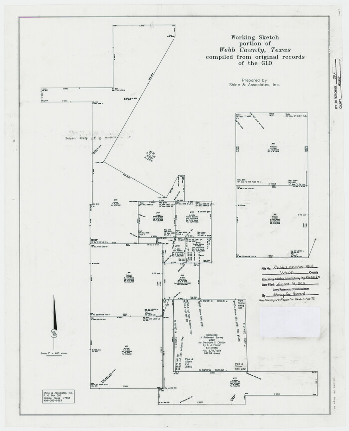 90053, Webb County Rolled Sketch 78A, General Map Collection