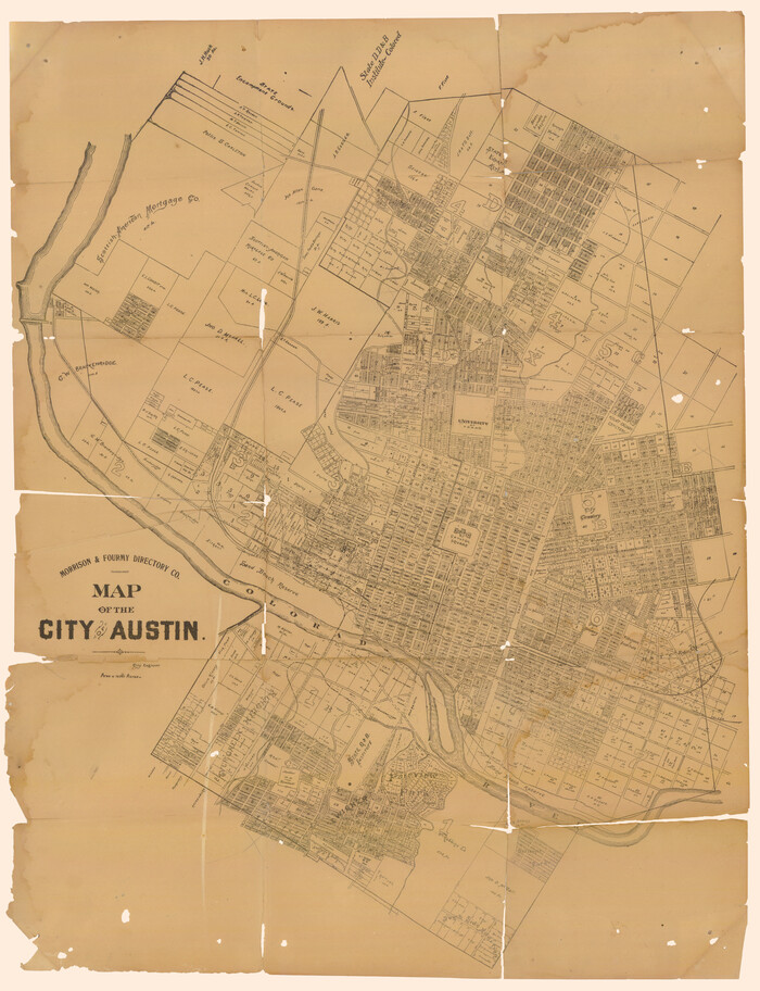 90071, Map of the City of Austin, Non-GLO Digital Images