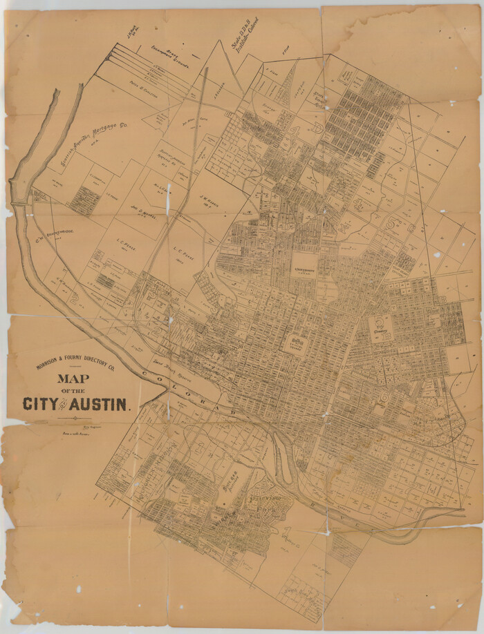 90071, Map of the City of Austin, Non-GLO Digital Images