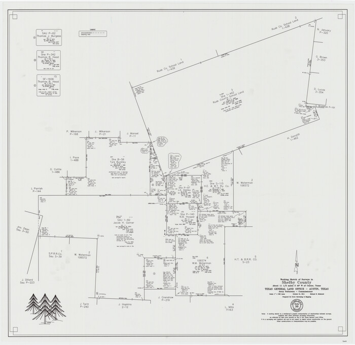 90093, Shelby County Working Sketch 36, General Map Collection