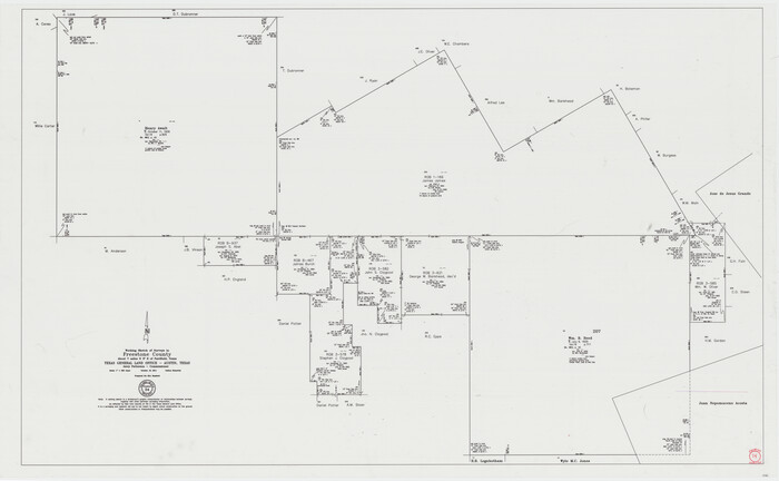 90095, Freestone County Working Sketch 34, General Map Collection