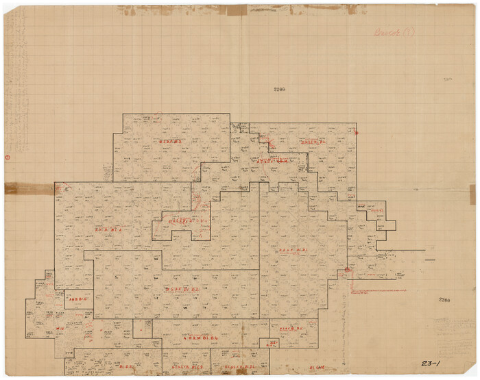 90137, [Sketch showing B. S. & F. Blks B1 and B2 and surrounding Blocks], Twichell Survey Records