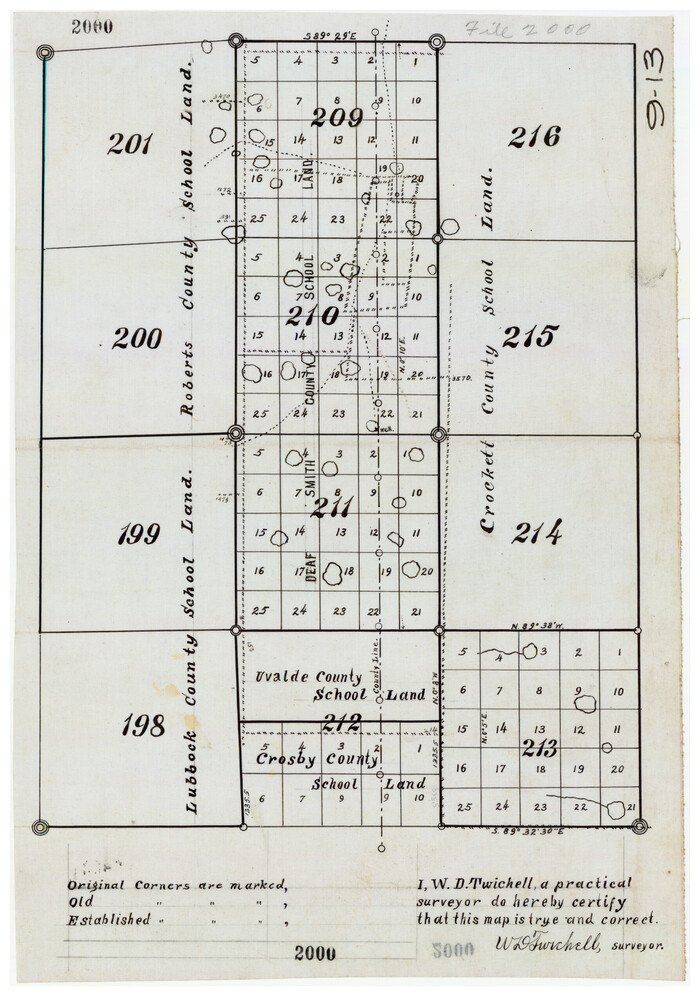 90258, O'Keefe Ranch, Twichell Survey Records