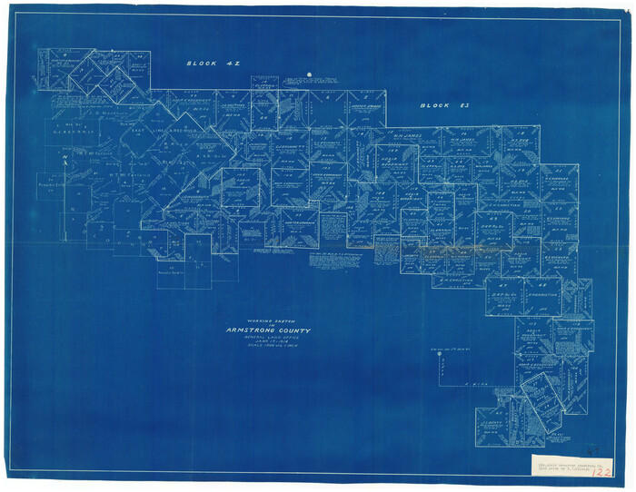 90265, Working Sketch in Armstrong County, Twichell Survey Records