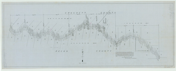 9033, Crockett County Rolled Sketch 91, General Map Collection