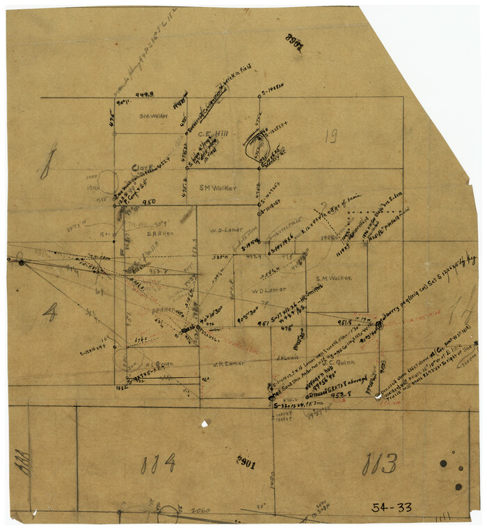 90351, [Area north of League 1, Morris County School Land], Twichell Survey Records