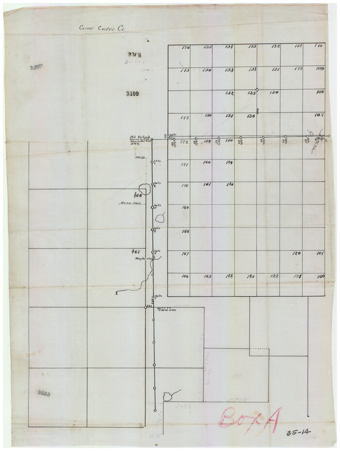 90401, [Points along west and north lines of county], Twichell Survey Records