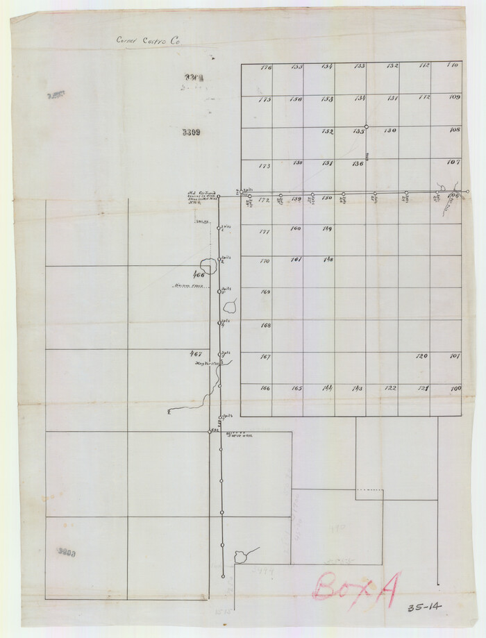 90401, [Points along west and north lines of county], Twichell Survey Records