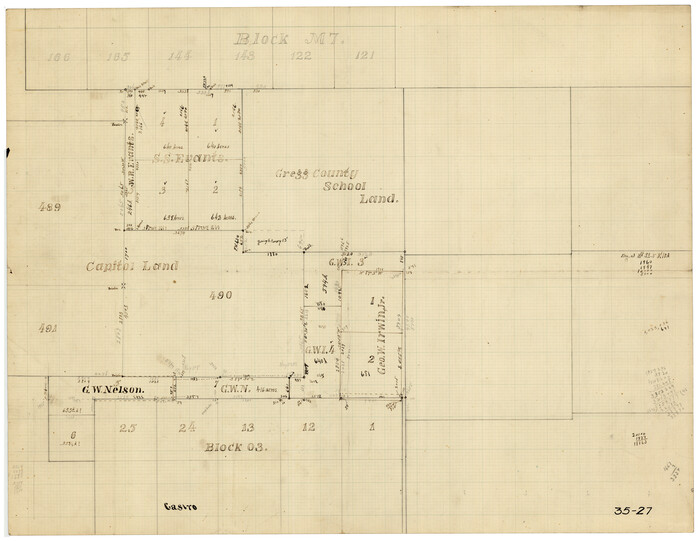 90418, [S. S. Evans surs. 1-4, Capitol Leagues 489-491 and vicinity], Twichell Survey Records