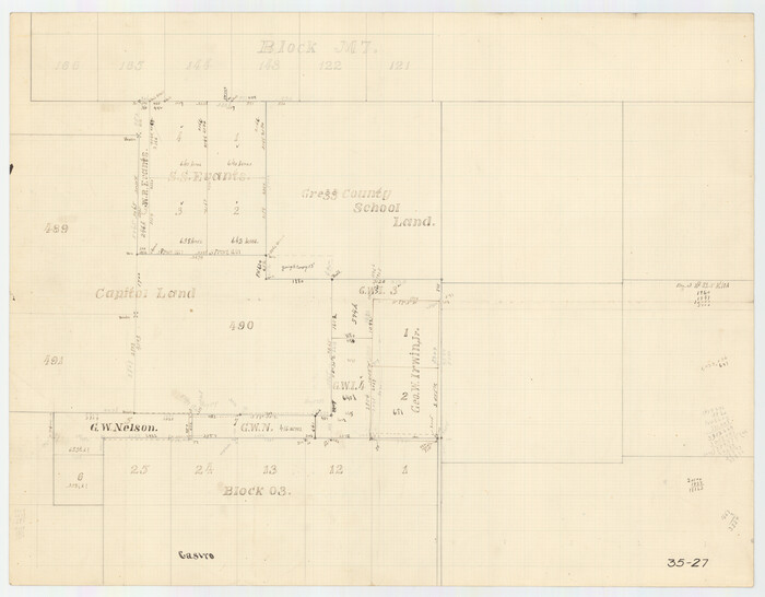 90418, [S. S. Evans surs. 1-4, Capitol Leagues 489-491 and vicinity], Twichell Survey Records