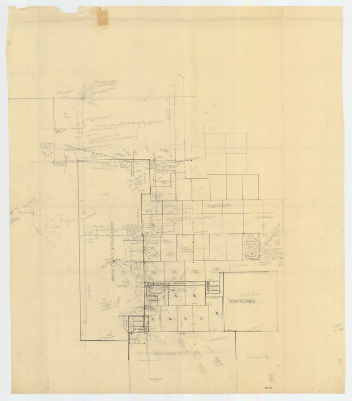 90427, [Marion County School Land, Jack County School Land, Abel A. Lewis and other surveys in vicinity], Twichell Survey Records