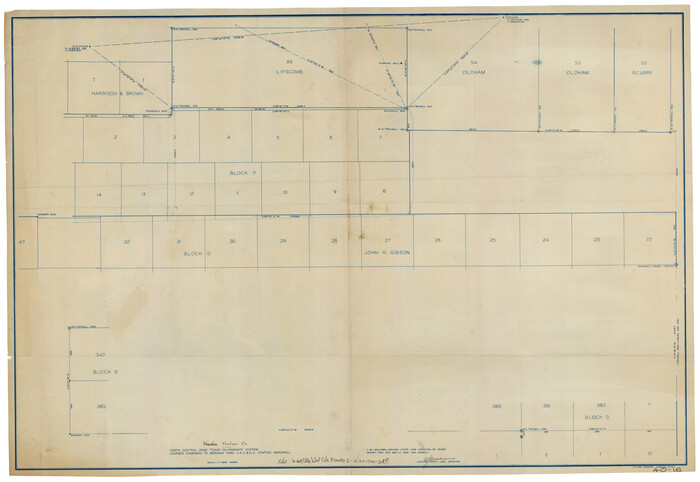 90446, [Blocks P, D, and John H. Gibson], Twichell Survey Records