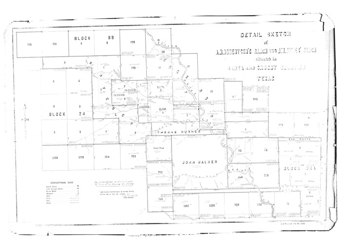 9046, Garza County Rolled Sketch R-2, General Map Collection