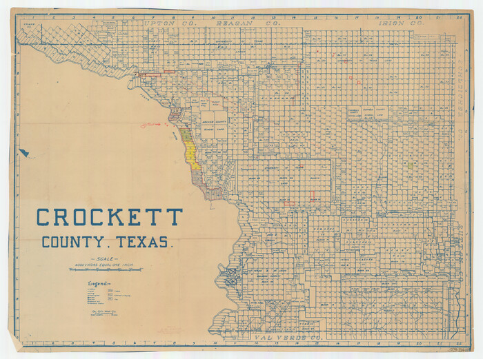 90473, Crockett County, Texas, Twichell Survey Records