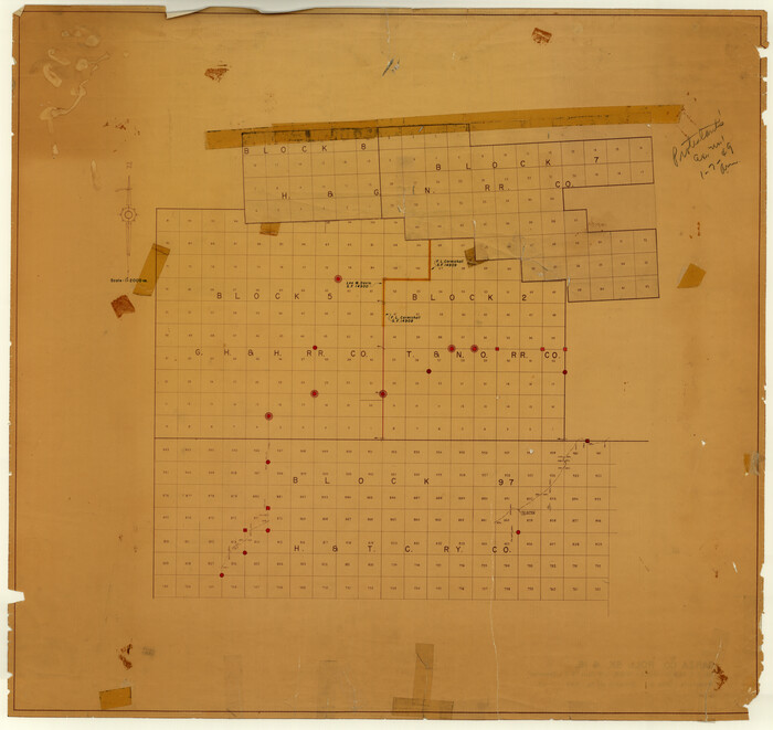 9048, Garza County Rolled Sketch 16, General Map Collection