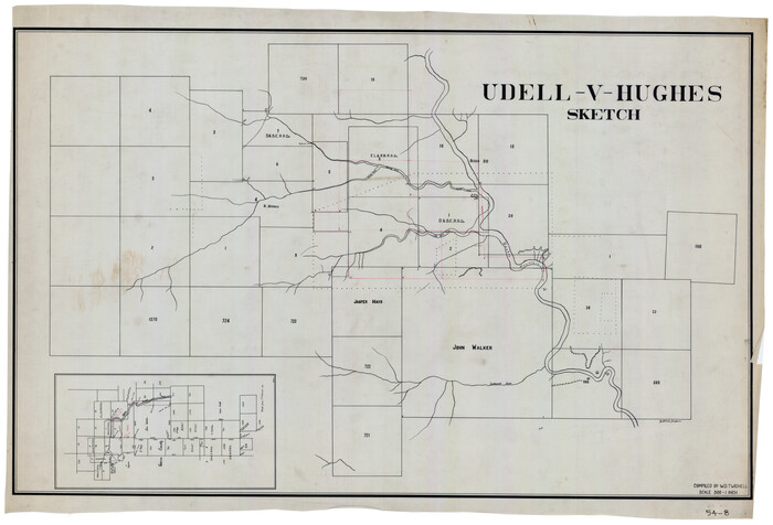 90481, Udell -V- Hughes Sketch, Twichell Survey Records