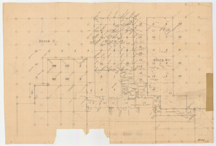 90493, [Blocks C, M and B, north of Morris County School Land], Twichell Survey Records
