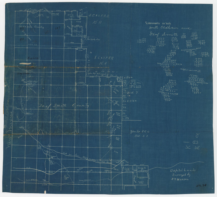 90511, Capitol Lands Surveyed by J. T. Munson, Twichell Survey Records