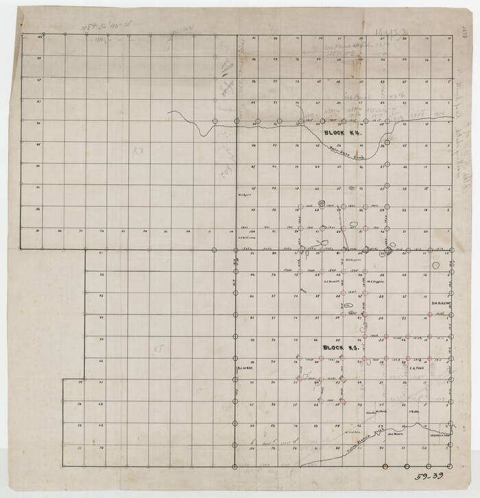 90512, [G. B. & C. Blocks K3 and K4], Twichell Survey Records