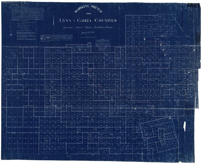 9053, Garza County Rolled Sketch 6A, General Map Collection