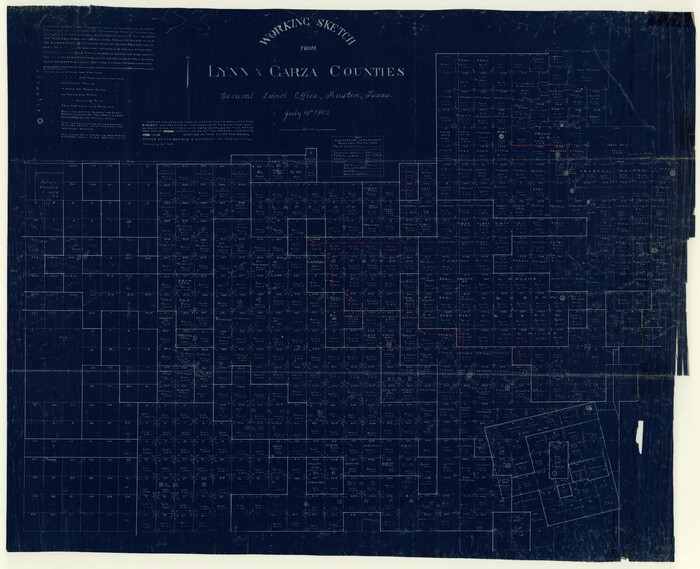 9053, Garza County Rolled Sketch 6A, General Map Collection
