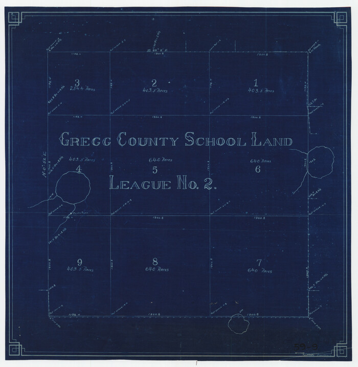 90541, Gregg County School Land League 2, Twichell Survey Records
