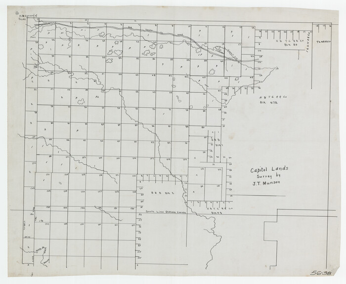 90575, Capitol Lands survey by J. T. Munson, Twichell Survey Records