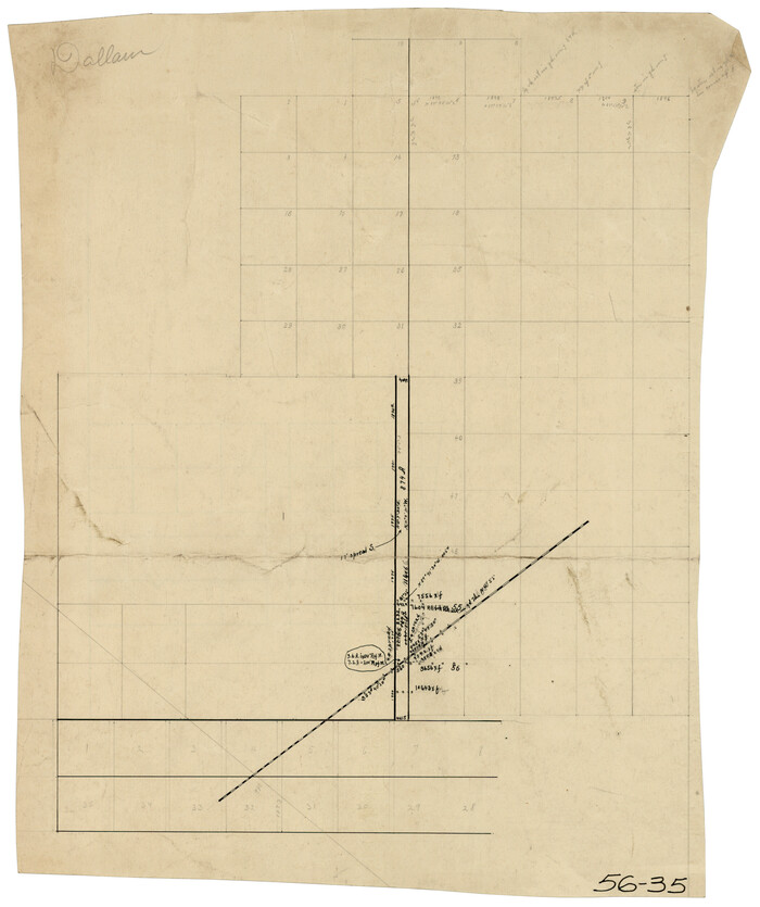 90584, [West line of B. & B. Block 1], Twichell Survey Records