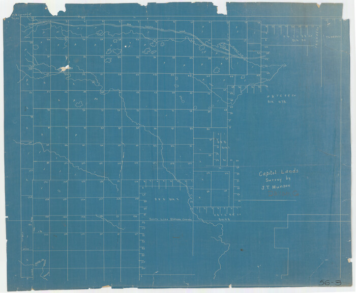 90585, Capitol Lands survey by J. T. Munson, Twichell Survey Records