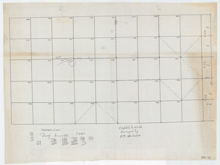 90597, Capitol Lands Surveyed by J. T. Munson, Twichell Survey Records