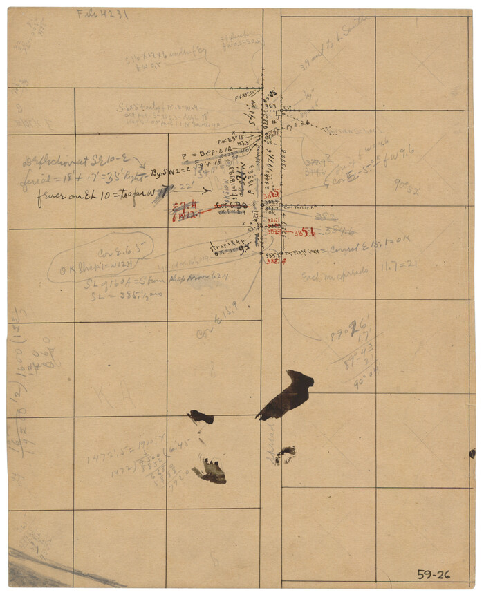 90599, [Strip between Block 8 and Block K4], Twichell Survey Records