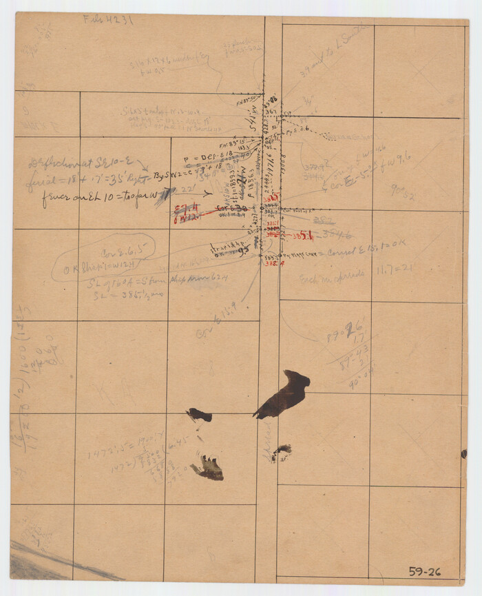 90599, [Strip between Block 8 and Block K4], Twichell Survey Records