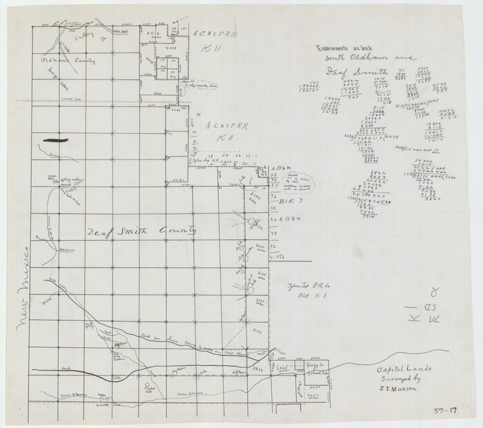 90604, Capitol Lands Surveyed by J. T. Munson, Twichell Survey Records