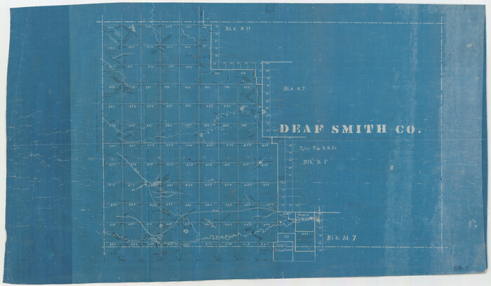 90612, [West half of Deaf Smith County showing School Land Leagues], Twichell Survey Records