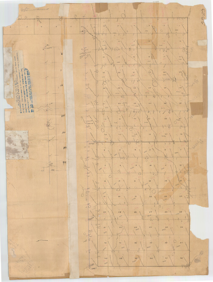 90629, [T. & P. Block 35, Townships 4N and 5N], Twichell Survey Records
