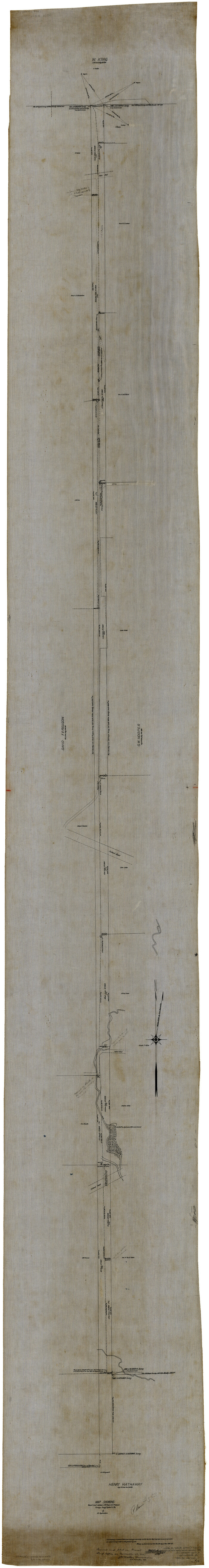 9064, Gregg County Rolled Sketch MHH1, General Map Collection