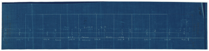90665, [Part of Block XR along New Mexico State Line], Twichell Survey Records