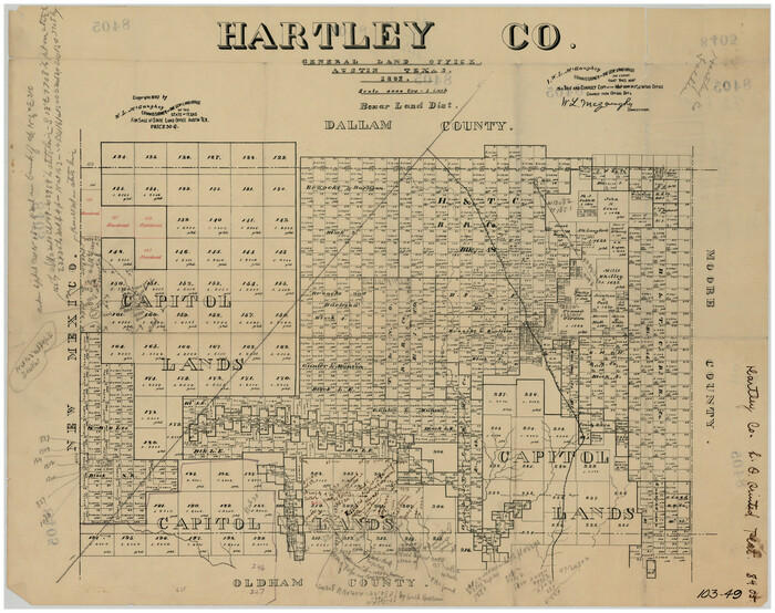 90670, Hartley County, Twichell Survey Records